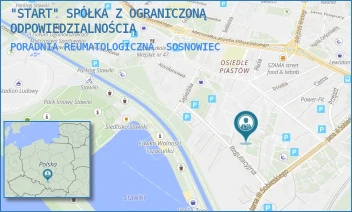 PORADNIA REUMATOLOGICZNA - "START" SPÓŁKA Z OGRANICZONĄ ODPOWIEDZIALNOŚCIĄ - UL. JANA SOBIESKIEGO 29,  SOSNOWIEC