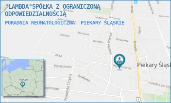 PORADNIA REUMATOLOGICZNA - "LAMBDA"SPÓŁKA Z OGRANICZONĄ ODPOWIEDZIALNOŚCIĄ - UL. UL. WYZWOLENIA 2A,  PIEKARY ŚLĄSKIE
