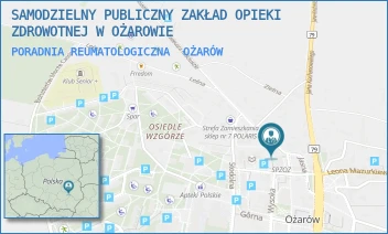 PORADNIA REUMATOLOGICZNA - SAMODZIELNY PUBLICZNY ZAKŁAD OPIEKI ZDROWOTNEJ W OŻAROWIE - SPACEROWA 10,  OŻARÓW