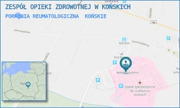 PORADNIA REUMATOLOGICZNA - ZESPÓŁ OPIEKI ZDROWOTNEJ W KOŃSKICH - GIMNAZJALNA 41B,  KOŃSKIE