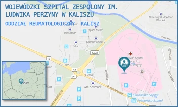 ODDZIAŁ REUMATOLOGICZNY - WOJEWÓDZKI SZPITAL ZESPOLONY IM. LUDWIKA PERZYNY W KALISZU - POZNAŃSKA 79,  KALISZ