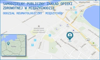 ODDZIAŁ REUMATOLOGICZNY - SAMODZIELNY PUBLICZNY ZAKŁAD OPIEKI ZDROWOTNEJ W MIĘDZYCHODZIE - SZPITALNA 10,  MIĘDZYCHÓD