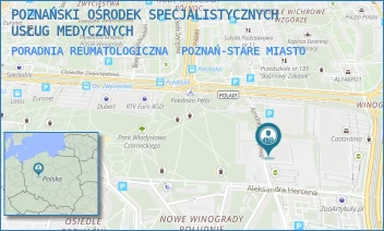 PORADNIA REUMATOLOGICZNA - POZNAŃSKI OŚRODEK SPECJALISTYCZNYCH USŁUG MEDYCZNYCH - ALEJE SOLIDARNOŚCI 36,  POZNAŃ-STARE MIASTO