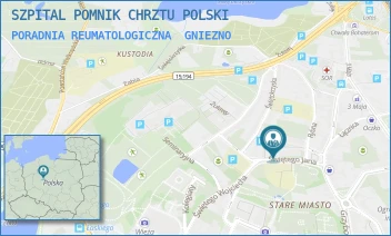PORADNIA REUMATOLOGICZNA - SZPITAL POMNIK CHRZTU POLSKI - ŚW. JANA 9,  GNIEZNO