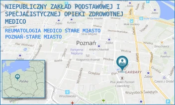 REUMATOLOGIA MEDICO STARE MIASTO - NIEPUBLICZNY ZAKŁAD PODSTAWOWEJ I SPECJALISTYCZNEJ OPIEKI ZDROWOTNEJ MEDICO - PL. KOLEGIACKI 12A,  POZNAŃ-STARE MIASTO