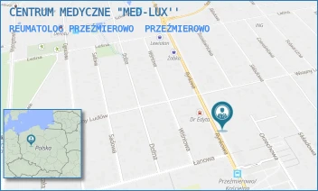 REUMATOLOG PRZEŹMIEROWO - "MED-LUX" SPÓŁKA Z OGRANICZONĄ ODPOWIEDZIALNOŚCIĄ - RYNKOWA 63,  PRZEŹMIEROWO