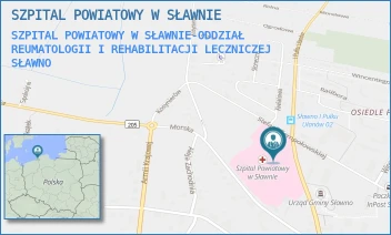 SZPITAL POWIATOWY W SŁAWNIE-ODDZIAŁ REUMATOLOGII I REHABILITACJI LECZNICZEJ - SZPITAL POWIATOWY W SŁAWNIE - I GO PUŁKU UŁANÓW 9, SŁAWNO