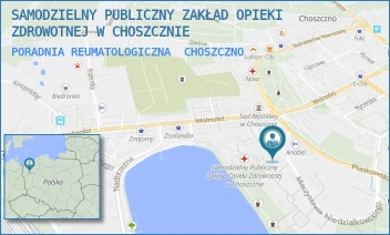 PORADNIA REUMATOLOGICZNA - SAMODZIELNY PUBLICZNY ZAKŁAD OPIEKI ZDROWOTNEJ W CHOSZCZNIE - NIEDZIAŁKOWSKIEGO 4A,  CHOSZCZNO
