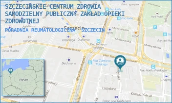 PORADNIA REUMATOLOGICZNA - SZCZECIŃSKIE CENTRUM ZDROWIA SAMODZIELNY PUBLICZNY ZAKŁAD OPIEKI ZDROWOTNEJ - STAROMŁYŃSKA 21/26,  SZCZECIN