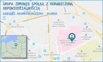 GABINET REUMATOLOGICZNY - GRUPA ZDROWIE SPÓŁKA Z OGRANICZONĄ ODPOWIEDZIALNOŚCIĄ - HENRYKA SIENKIEWICZA 7,  PŁOŃSK