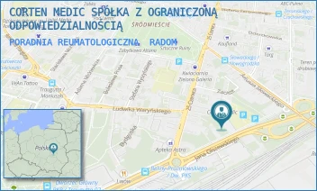 PORADNIA REUMATOLOGICZNA - CORTEN MEDIC SPÓŁKA Z OGRANICZONĄ ODPOWIEDZIALNOŚCIĄ - BELINY PRAZMOWSKIEGO 33 A,  RADOM